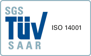 Zertifikat SGS TÜV Saar ISO 14001